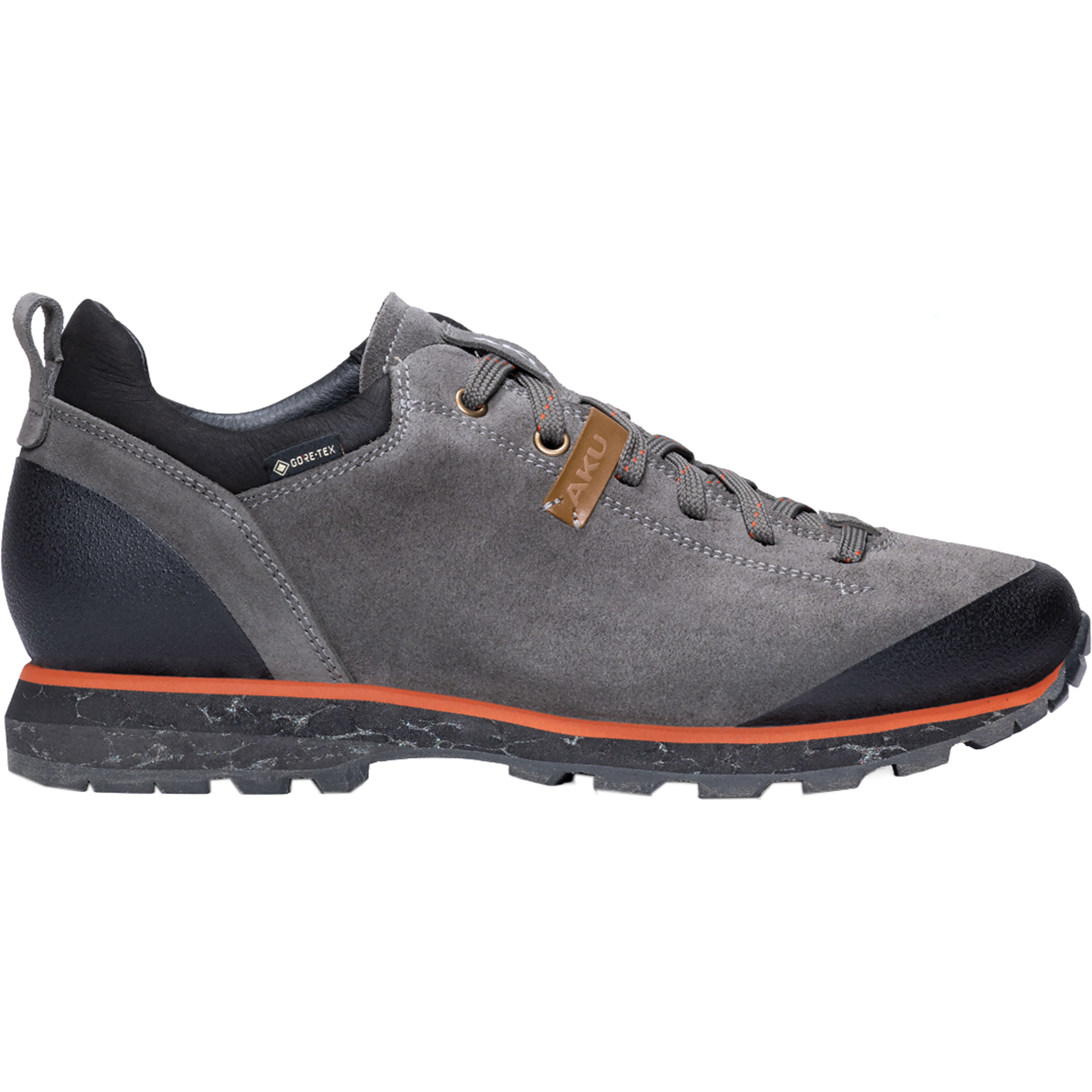 Aku Bellamont 4 Suede GTX Herren Freizeitschuhe grau Größe 42 Lifestyle Wasserdicht