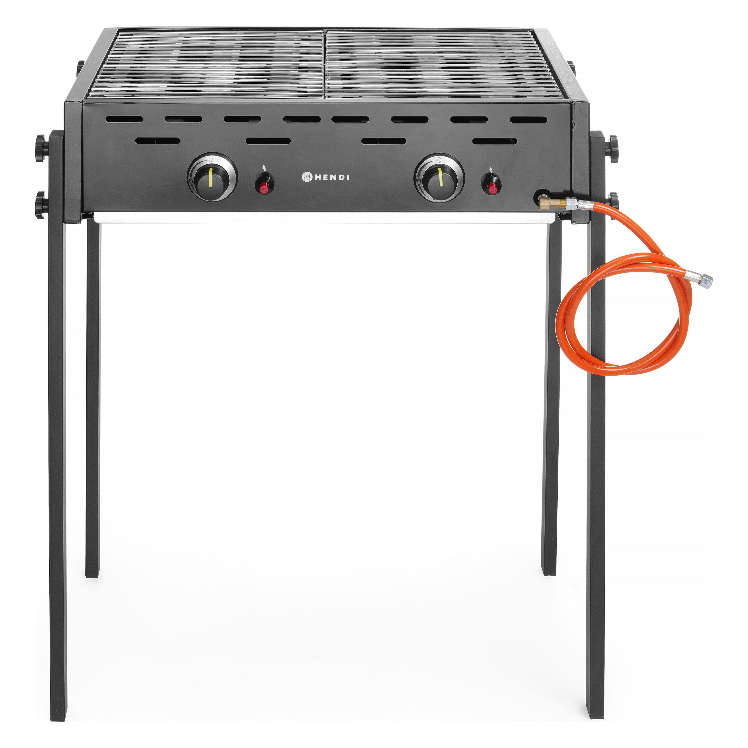 Hendi Gasgrill Roast-Master Pro Schwarz,, Schwarz, 11,6kW, 790x560x(H)900mm (11.60 kW) (148822)