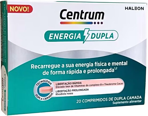 Centrum Energia Dupla 20 comprimidos