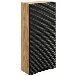 HOCHSCHRANK Elora Schwarz und Holz