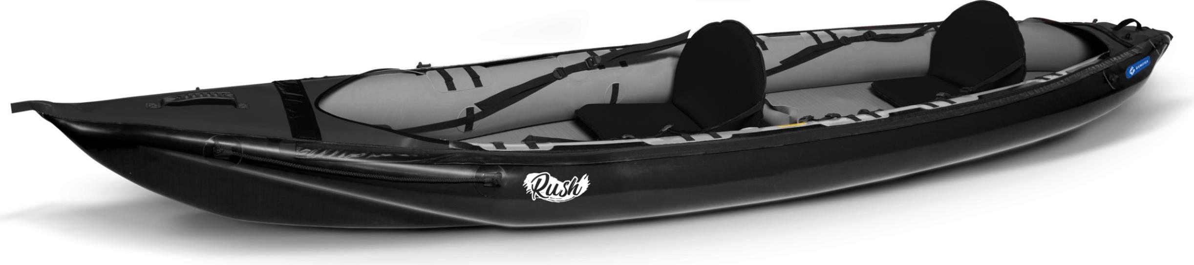 Gumotex Rush II Schlauchkajak (max. 2 Personen) schwarz