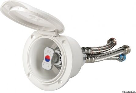 Osculati Box doccia con rubinetto miscelatore Miscelatore con vano New Edge