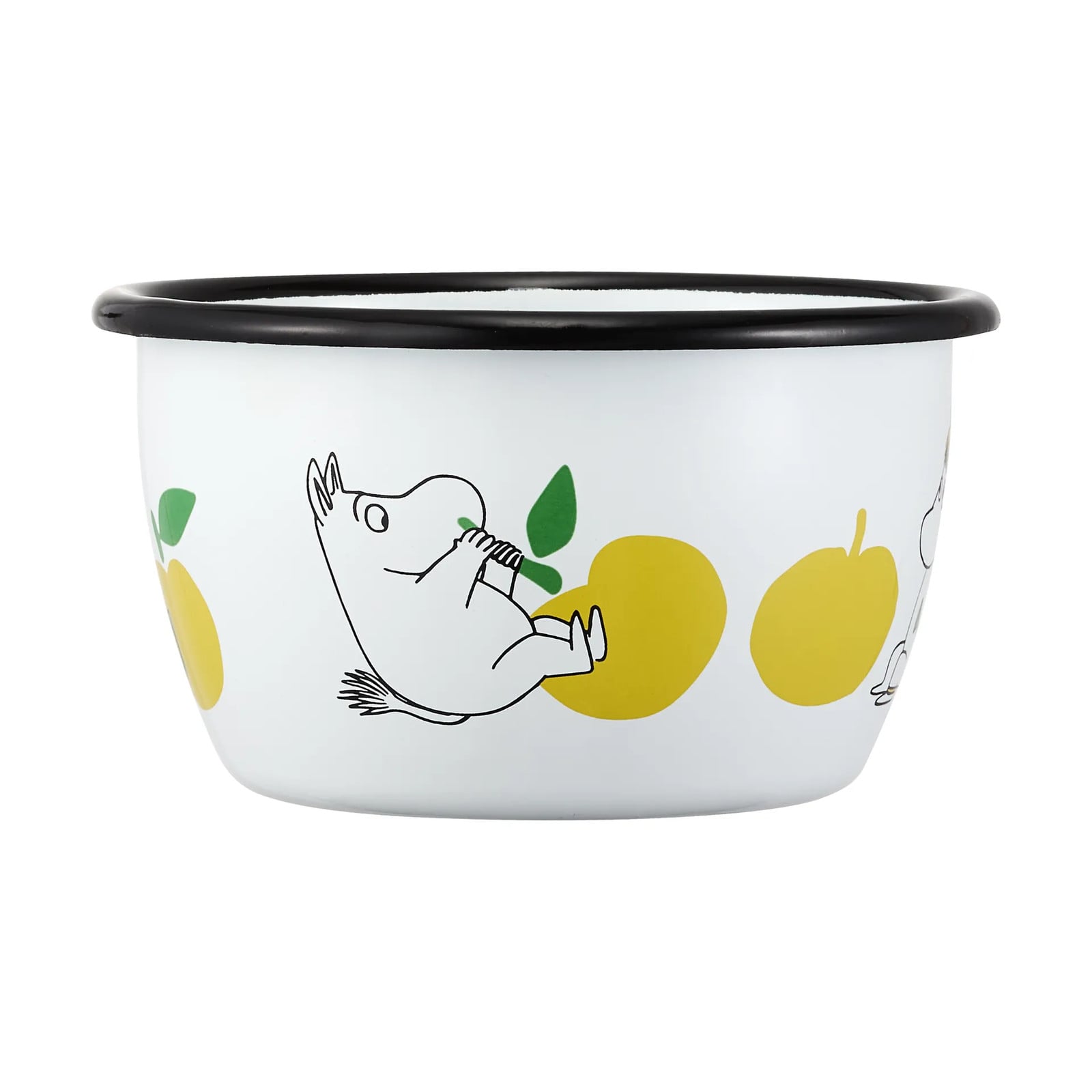 Muurla Moomin emailleschaal Joyfull Apples 30 cl