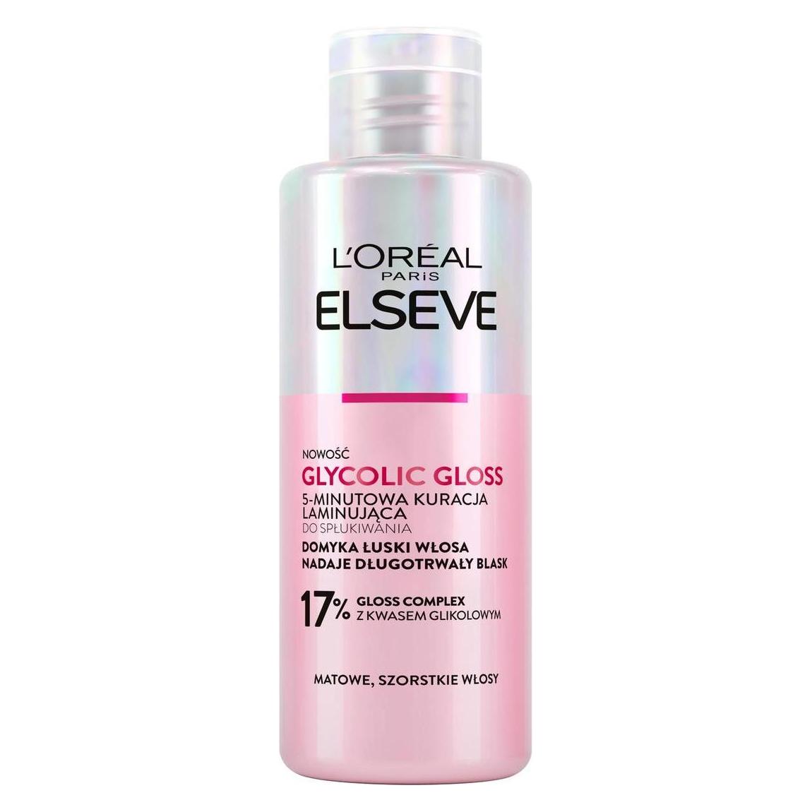 L'Oréal Paris L'Oreal Elseve Glycolic Gloss Restorative Treatment For Shiny Hair For Women 200Ml (200 ml) (3600524128463)