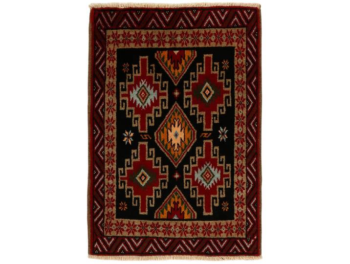 Belutsch Teppich 80x116 Handgeknüpft Orientteppich Perserteppich Wolle