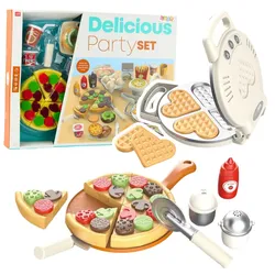 Pizza-Waffel-Set mit Zubehör Küchenzubehör für Kinder