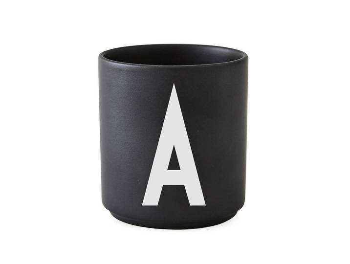 Design Letters Design Letters beker zwart A