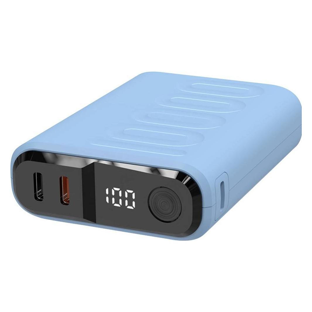 RealPower Powerbank PB-10000C PD+ mit 3x Type-C,Purple (10000 mAh) (458442)