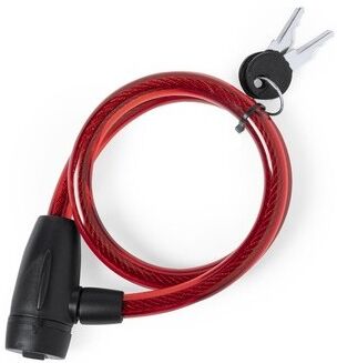 Antivol vélo personnalisé Triyo métal PVC rouge