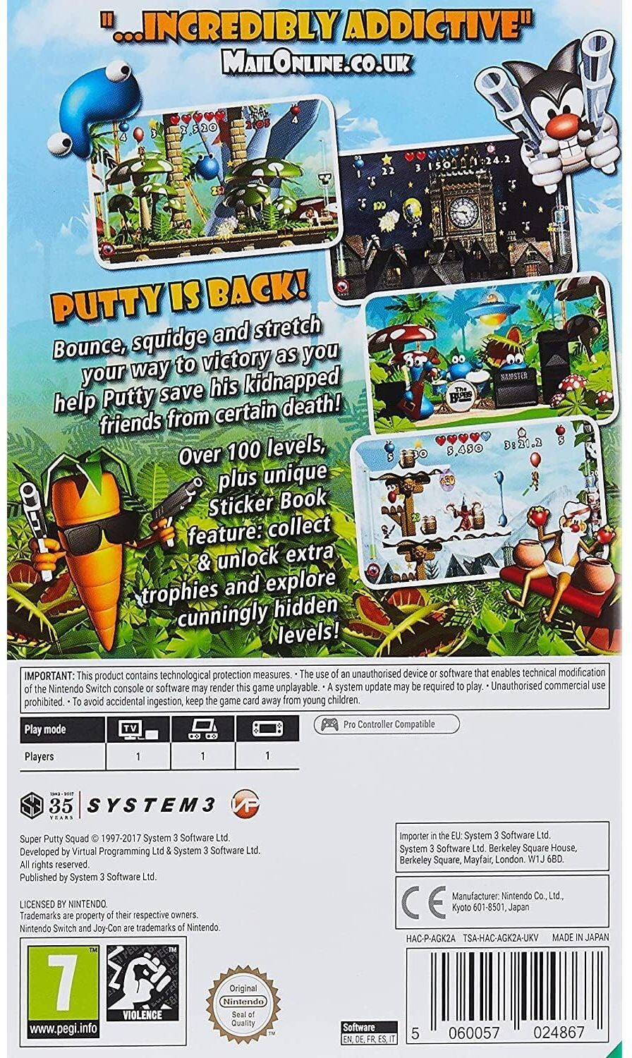 Nintendo Super Putty Squad - Nntendo Switch Game