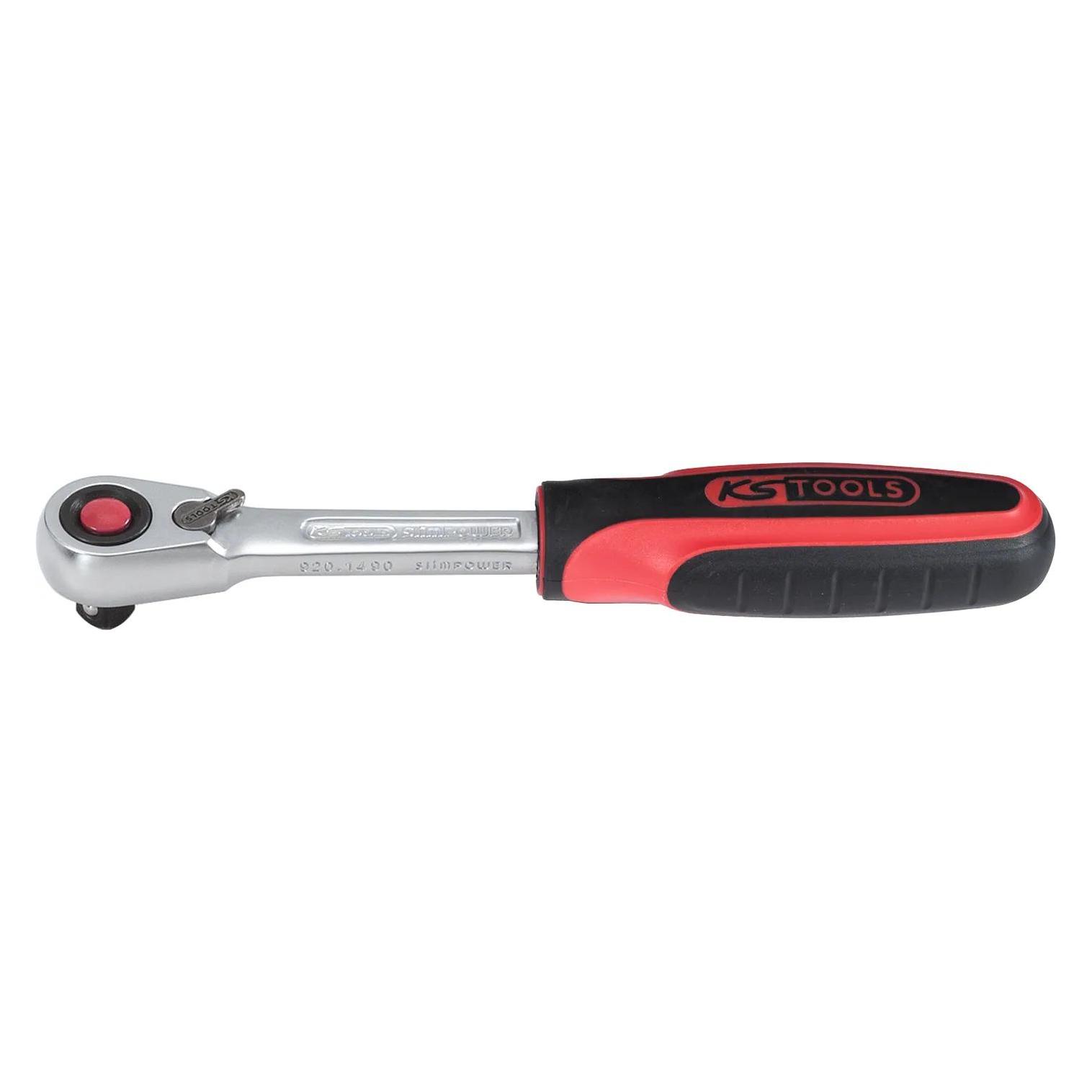 KS Tools 1/4" SlimPOWER Umschaltknarre,72 Zahn (1/4") (920.1490)