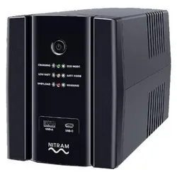 Nitram ELITE VALUE IEC 1500 (1500 VA, 900 W, Line-Interaktiv USV), USV