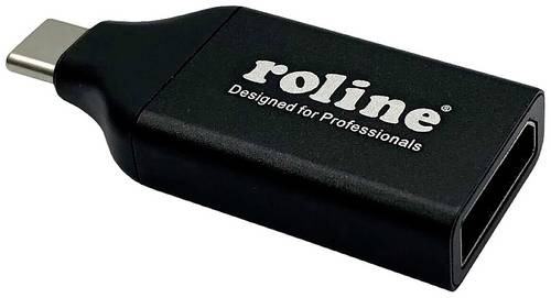Roline 12.03.3227 USB-C / DisplayPort Adapter Schwarz