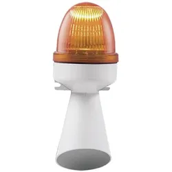 Grothe, Zubehör Gebäudesicherheit, Kombi-Hupe 24V DC mit 31341 Hupe WL 6311 Warnlicht