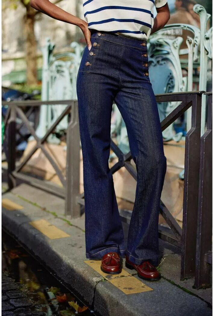 La Petite Etoile - Jeans, für Damen, Stone Washed, Größe 38