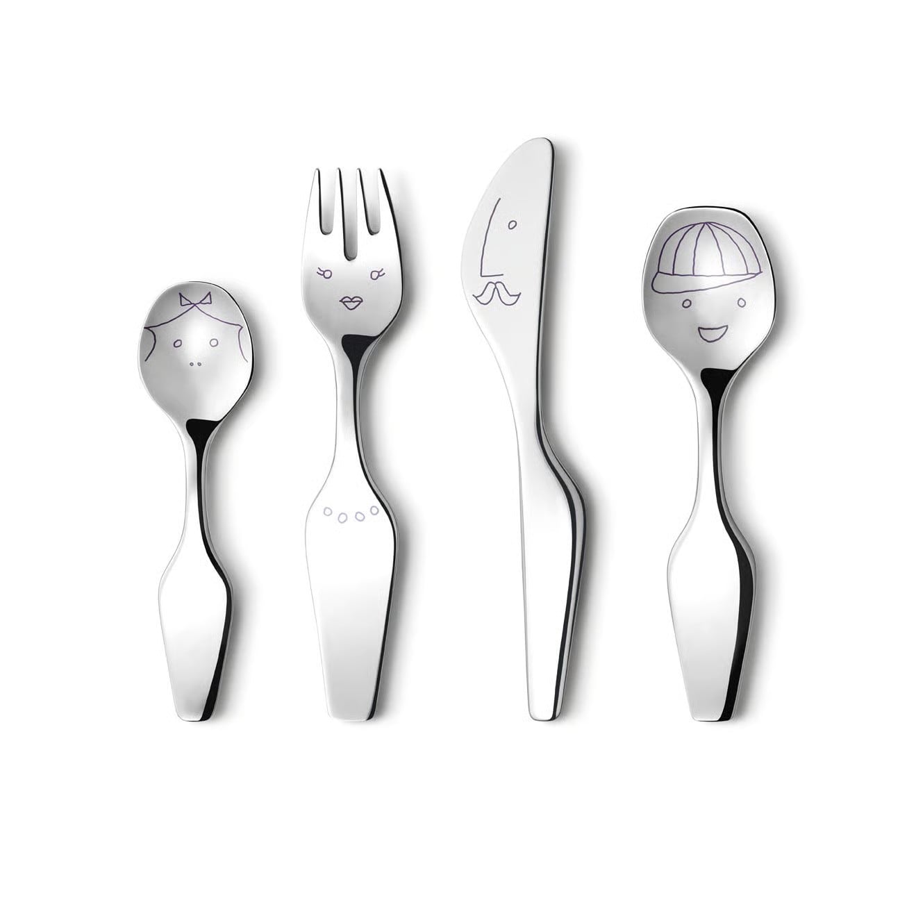 Georg Jensen The Twist Family bestekset 4-delig