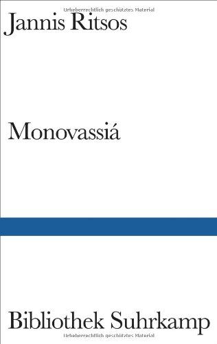 Jannis Ritsos - Monovassiá: Gedichte. Griechisch und deutsch - Preis vom 10.10.2026 11:48:34 h