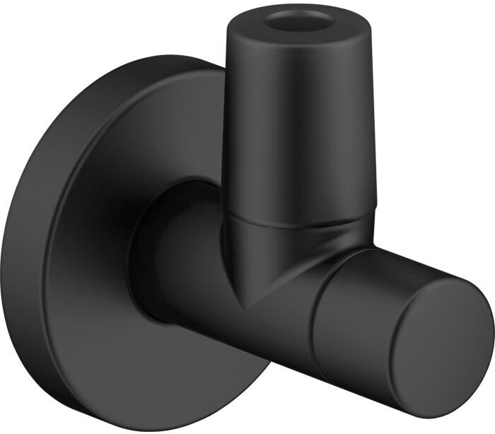 Duravit Design Eckventil UV1690000646 mit Rosette, schwarz matt