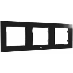 SHELLY Wall Frame 3 Wandtaster Rahmen 3-fach Schwarz
