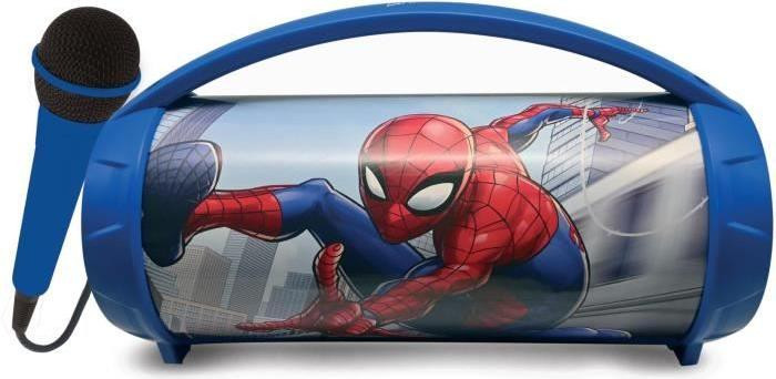 Lexibook Bluetooth-luidspreker met microfoon en verlichting Spider-Man design