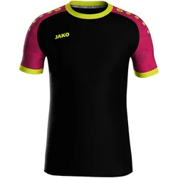 JAKO Iconic kurzarm Trikot 805 - schwarz/pink/neongelb 3XL