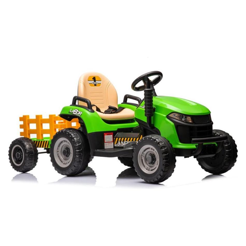 Lean Toys Battery-powered tractor BBH-030, green (19777)
