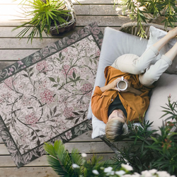 TEPPICH 60x90 cm Jasmin Skizze von William Morris