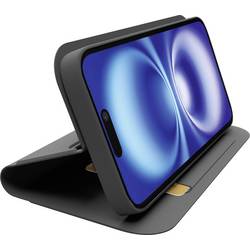 sbs mobile Flip Cover Apple iPhone 16e Schwarz Handy Flip Case, Standfunktion TEWALMAGIPSE25K