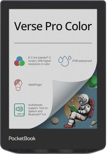Pocketbook Verse Pro Color lettore e-book Touch screen 16 GB Wi-Fi Nero, Blu