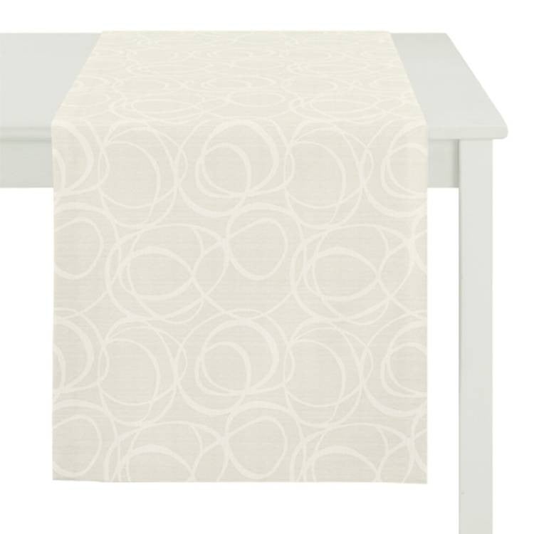 home24 Tafelloper Alabama beige B: 48 cm, L: 140 cm