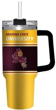 Evergreen 40 oz Stainless Steel Canyon Cup w/ Straw, Arizona State University