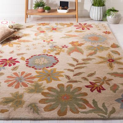 SAFAVIEH Handmade Soho Ivory New Zealand Wool Rug