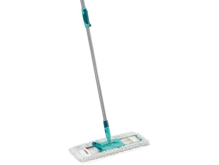 Bodenwischer-Set LEIFHEIT Profi XL cotton plus Telescope , blau (türkis, weiß), B:42cm L:142cm, Aluminium, Kunststoff, Reinigungs-Sets, Bodenwischer-Set