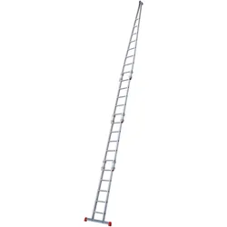 Siedra Glasreinigerleiter 157 mit 28 Sprossen - 8x Sprossen Oberteil 3x5 Sprossen Mittelteil und 5x Sprossen Unterteil