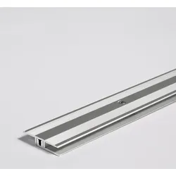 Parador Leisten Übergangsprofil Silber Aluminium für Elastische Bodenbeläge, ab 4 - 9 mm 1000x11x45 mm
