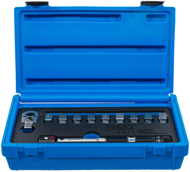 BGS Clé à rayons dynamométrique têtes interchangeables 3 - 15 Nm ; BGS technic (8511)