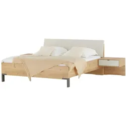 uno Bettanlage  3-teilig  Nefi , holzfarben , Maße (cm): B: 209 H: 97