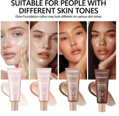 Inspired Finds RadianceBoost Glow Foundation Illuminator Hydrating Glow Enhancer Lightweight Illuminating Foundation deep
