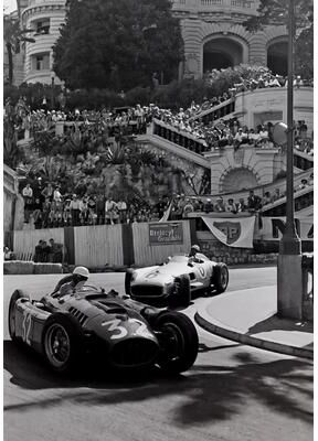 Inspired Living F1 Monaco Poster Max Verstappen Formula 1 Canvas Print Racing Wall Decor 5 40x60cm Unframed