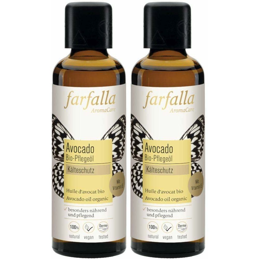 Farfalla Bio-Pflegeöl Avocado 75 ml x2 2x75 Hautöl