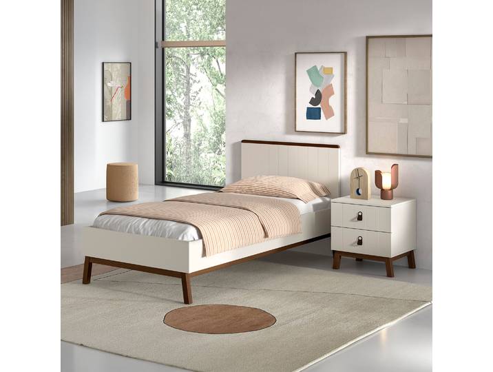 Ensemble de chambre d'enfant Sezane 2 90 x 200cm Blanc/Beige