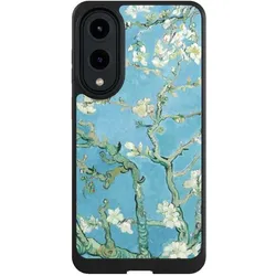 Nivocase Hülle für Samsung Galaxy S25 Edge Handyhülle NIVOcore Case Schwarz Kunst Malerei Vincent Van Gogh (Samsung Galaxy S25 Edge), Smartphone Hülle, Schwarz