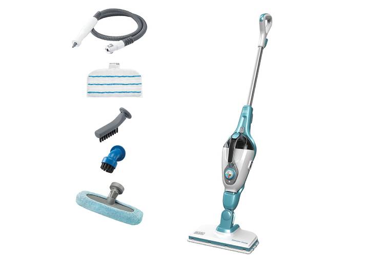 Balai vapeur multifonction 1600W + 6 accessoires - Black+Decker - Référence FSMH1321-QS