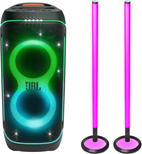JBL Partybox 720 met 2x JBL Partylight Stick