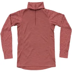 Devold DUO ACTIVE MERINO 205 Z.NECK WMN S MARSALA