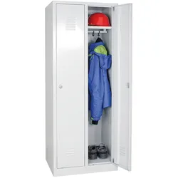 BRB 72528 Profi-Kleiderspind 180 x 60 x 50 cm - lichtgrau