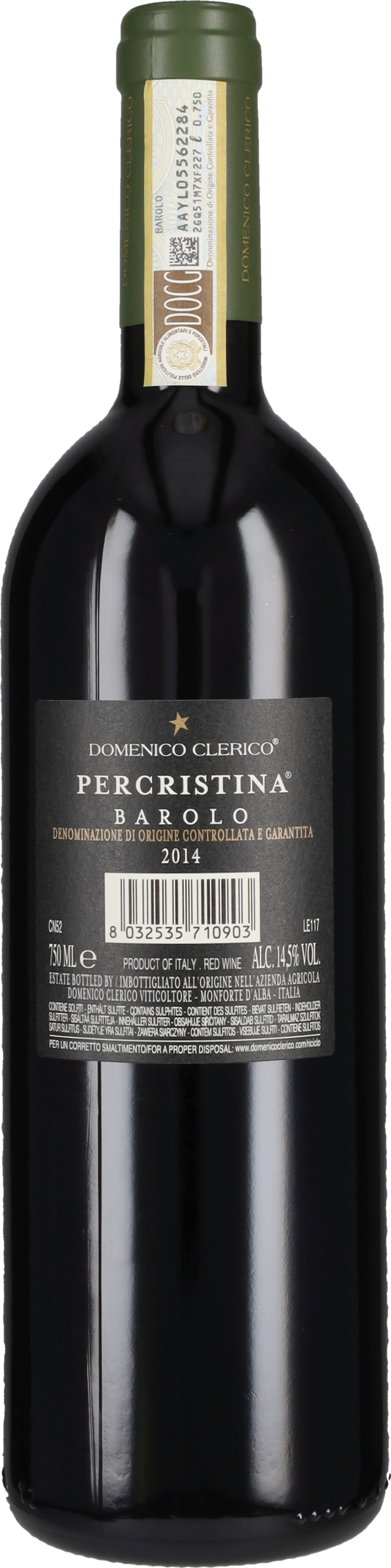 Clerico Domenico Barolo 'Percristina' Domenico Clerico 2014