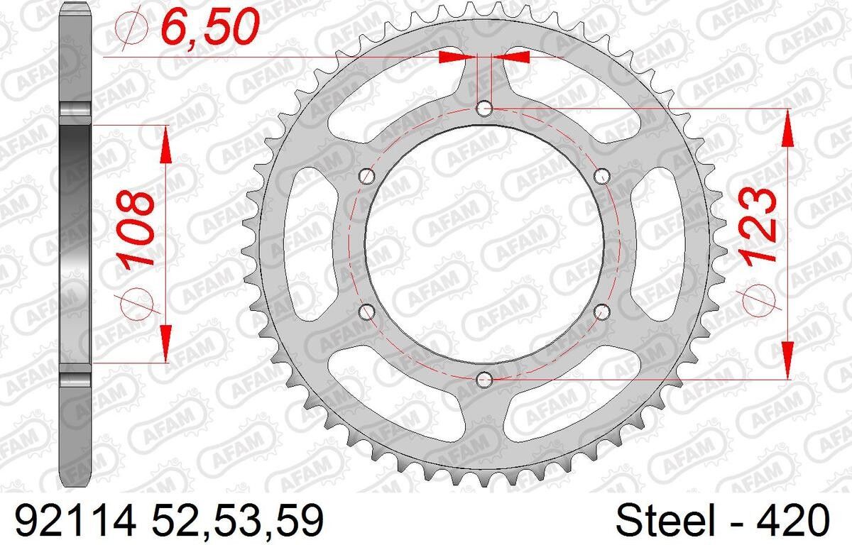 AFAM 92114-53 Chain Sprocket