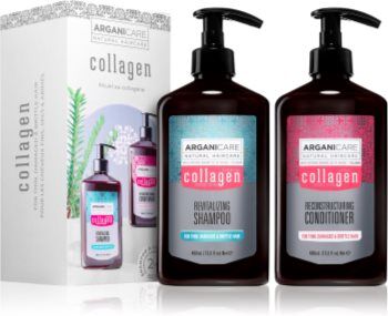 Arganicare Collagen Set coffret para dar volume ao cabelo 1 un.. Collagen Set