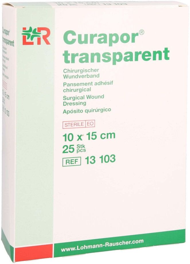 Curapor Wundverband steril transparent 10x15 cm